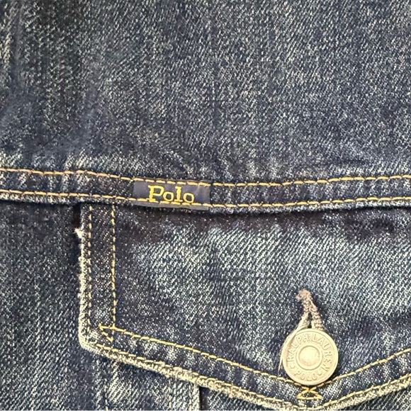 Polo Ralph Lauren Men's Denim Trucker Jacket Size XXL - Picture 9 of 13